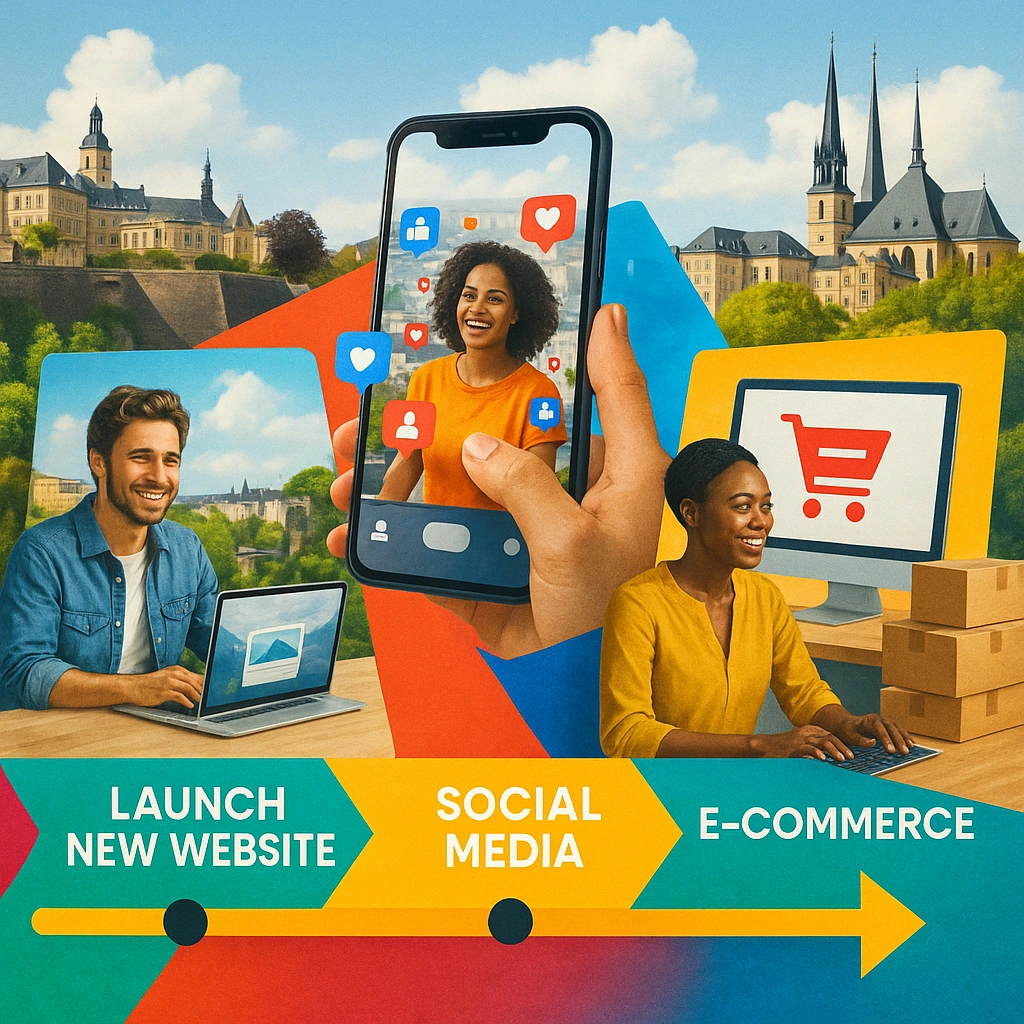 Création de site web, social media et e-commerce au Luxembourg